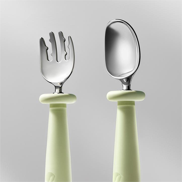 Stainless Steel Fork and Spoon Set
